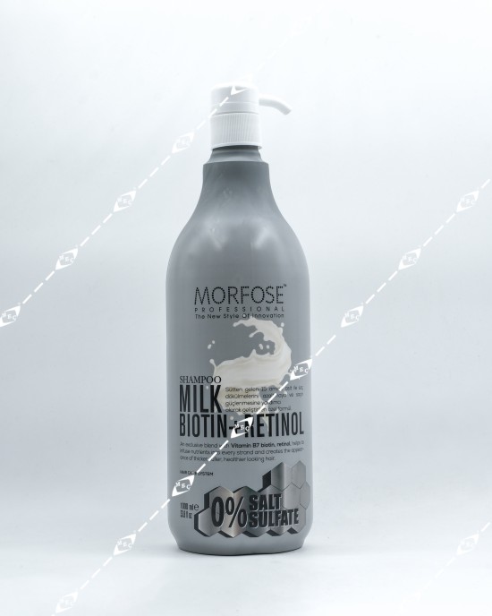 MORFOSE SÜLFATSIZ MİLK BİOTİN + RETİNOL ŞAMPUAN 1000 ml