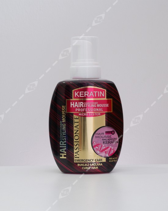 PASSIONATE BUKLELİ SAÇLAR İÇİN KERATİN SAÇ ŞEKİLLENDİRİCİ KÖPÜK 700 ml PASSIONATE BUKLELİ SAÇLAR İÇİN KERATİN SAÇ ŞEKİLLENDİRİCİ KÖPÜK 700 ml