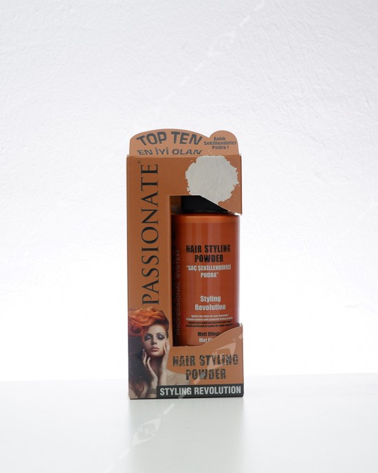 PASSIONATE SAÇ ŞEKİLLENDİRİCİ PUDRA GÜÇLÜ MAT 20 gr (KREPE TOZU) PASSIONATE SAÇ ŞEKİLLENDİRİCİ PUDRA GÜÇLÜ MAT 20 gr (KREPE TOZU)