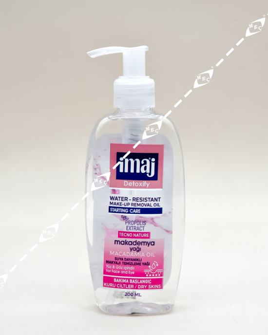 İMAJ MAKADEMYA YAĞI SUYA DAYANIKLI MAKYAJ TEMİZLEME YAĞI 200 ml İMAJ MAKADEMYA YAĞI SUYA DAYANIKLI MAKYAJ TEMİZLEME YAĞI 200 ml