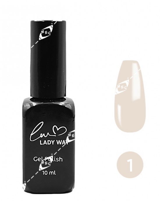 Lady Way Kalıcı Oje-Gel Polish No 1 – 10ml