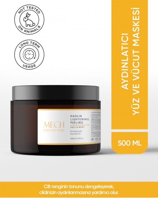 MECH PERFECT LINE AYDINLATICI YÜZ & VÜCUT MASKESİ 500 ml MECH PERFECT LINE AYDINLATICI YÜZ & VÜCUT MASKESİ 500 ml