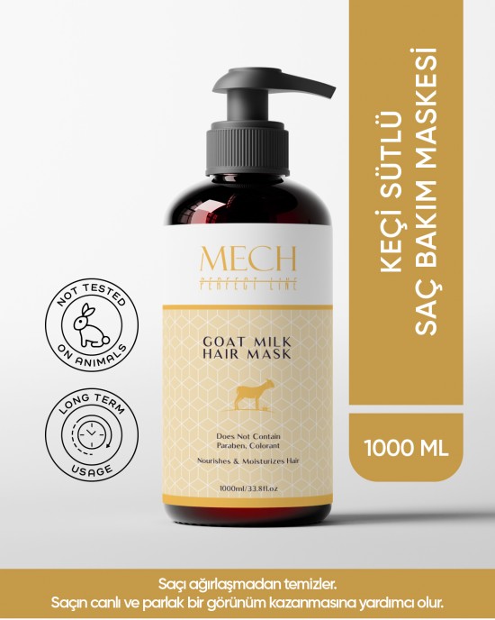 MECH PERFECT LINE KEÇİ SÜTLÜ SAÇ BAKIM MASKESİ 1000 ml MECH PERFECT LINE KEÇİ SÜTLÜ SAÇ BAKIM MASKESİ 1000 ml