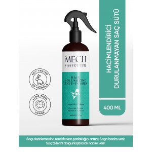 MECH PERFECT LINE HACİMLENDİRİCİ DURULANMAYAN SAÇ SÜTÜ 400 ml MECH PERFECT LINE HACİMLENDİRİCİ DURULANMAYAN SAÇ SÜTÜ 400 ml