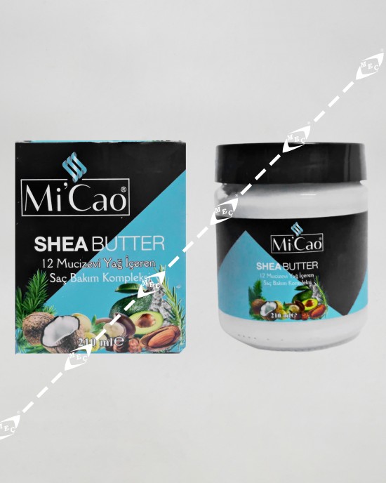 Mİ CAO SHEA BUTTER 12 MUCİZEVİ YAĞ İÇEREN SAÇ BAKIM KOMPLEKSİ 210 ml Mİ CAO SHEA BUTTER 12 MUCİZEVİ YAĞ İÇEREN SAÇ BAKIM KOMPLEKSİ 210 ml